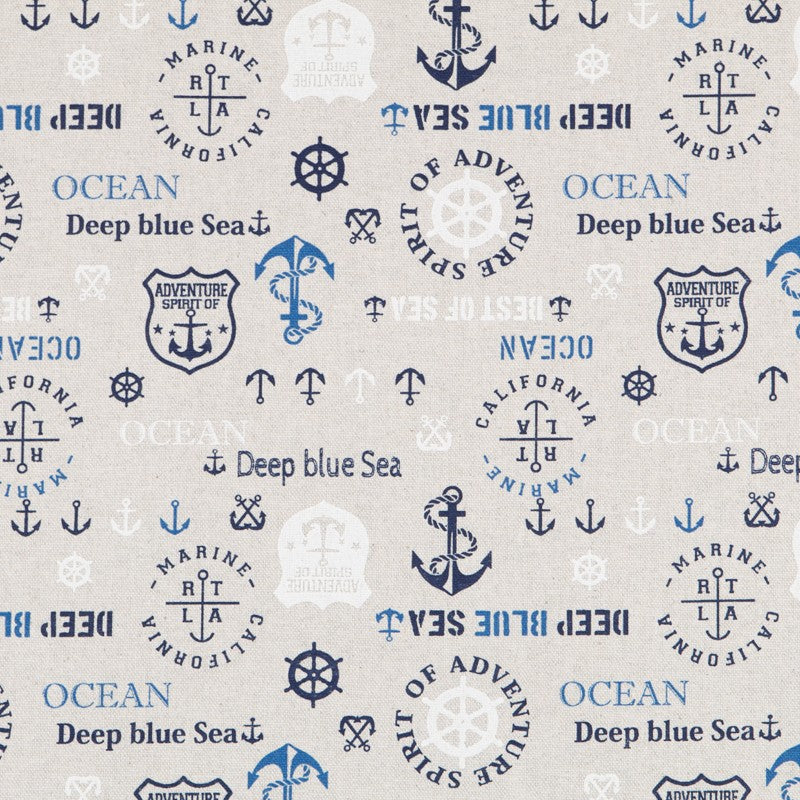 Toile Imprimée Deep Blue - Ribes y Casals