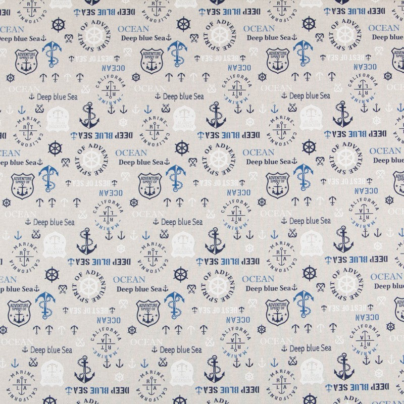 Toile Imprimée Deep Blue - Ribes y Casals