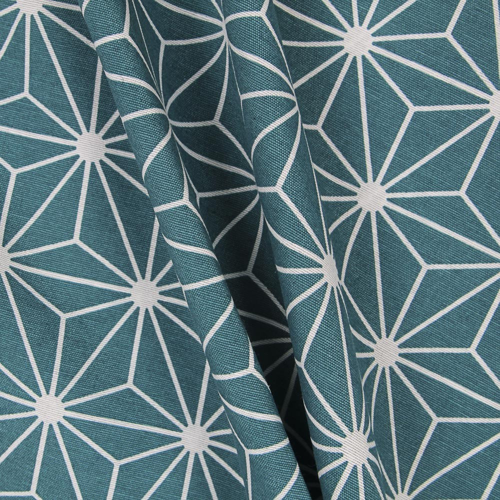 Toile Étoile Géométrique Aiguemarine - Ribes y Casals