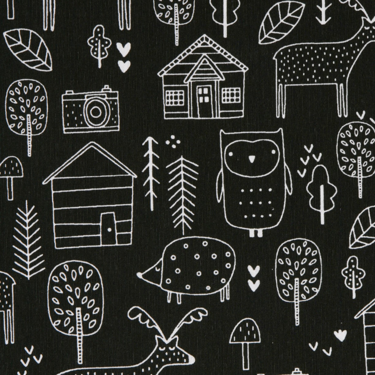 Toile imprimée Farm Noir - Ribes y Casals