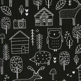 Toile imprimée Farm Noir - Ribes y Casals