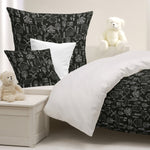 Toile imprimée Farm Noir - Ribes y Casals