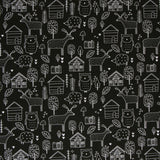 Toile imprimée Farm Noir - Ribes y Casals