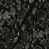 Toile imprimée Farm Noir - Ribes y Casals