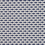 Toile Imprimée Fish Bleu - Ribes y Casals