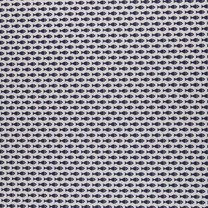 Toile Imprimée Fish Bleu - Ribes y Casals