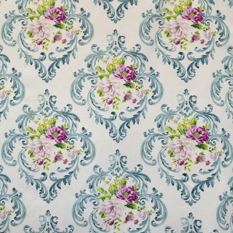 Toile Imprimée Fleur Barroque Vert - Ribes y Casals