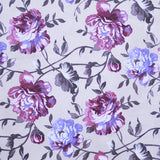 Toile Imprimée Fleur Estompée Fuchsia - Ribes y Casals