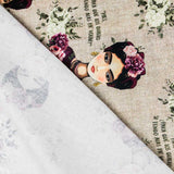 Toile Frida Kahlo Phrases Vert - Ribes y Casals