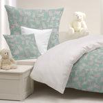 Toile imprimée Chatons Vert - Ribes y Casals