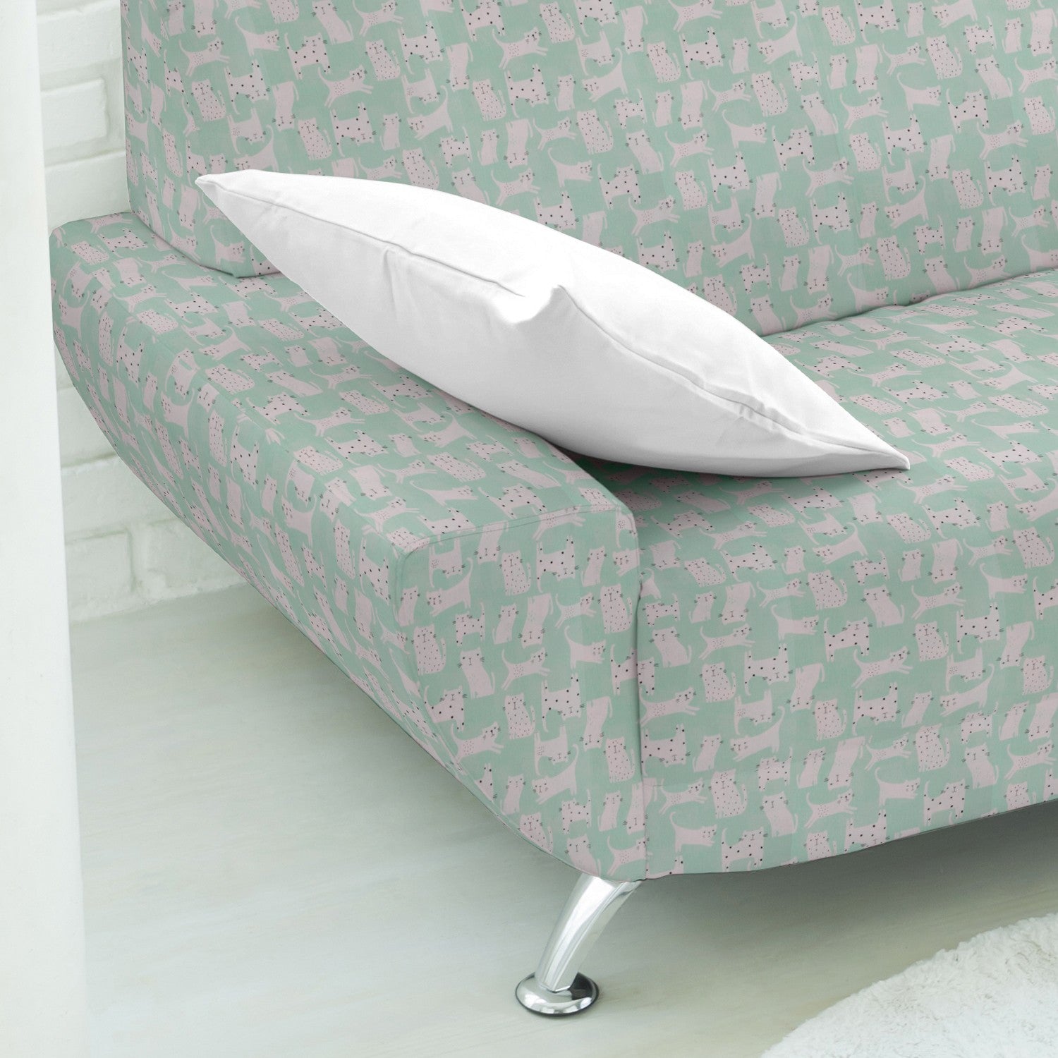 Toile imprimée Chatons Vert - Ribes y Casals