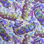 Toile Imprimée Graffiti Écru - Ribes y Casals