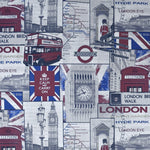 Toile Imprimée London Beige - Ribes y Casals