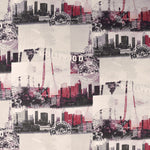 Toile Imprimée Los Angeles Écru - Ribes y Casals