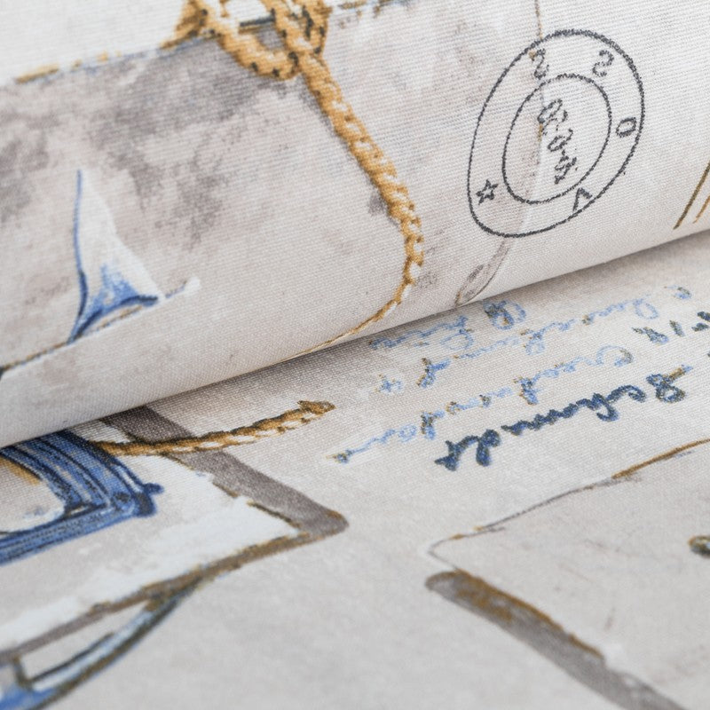 Toile Imprimée Marinière Beige - Ribes y Casals