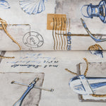 Toile Imprimée Marinière Beige - Ribes y Casals