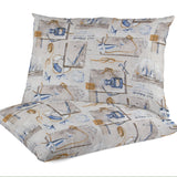 Toile Imprimée Marinière Beige - Ribes y Casals