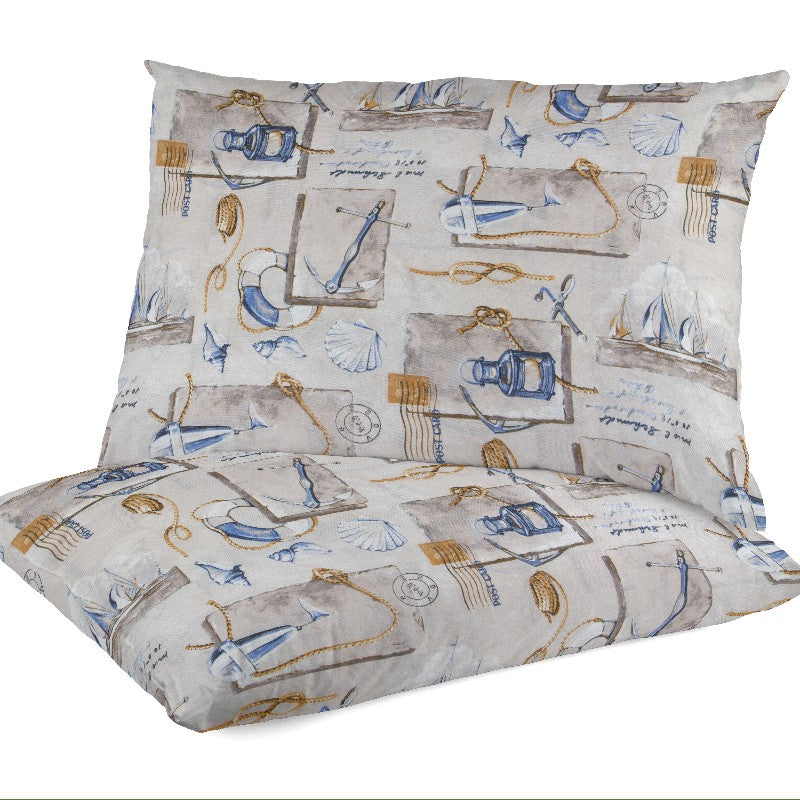 Toile Imprimée Marinière Beige - Ribes y Casals