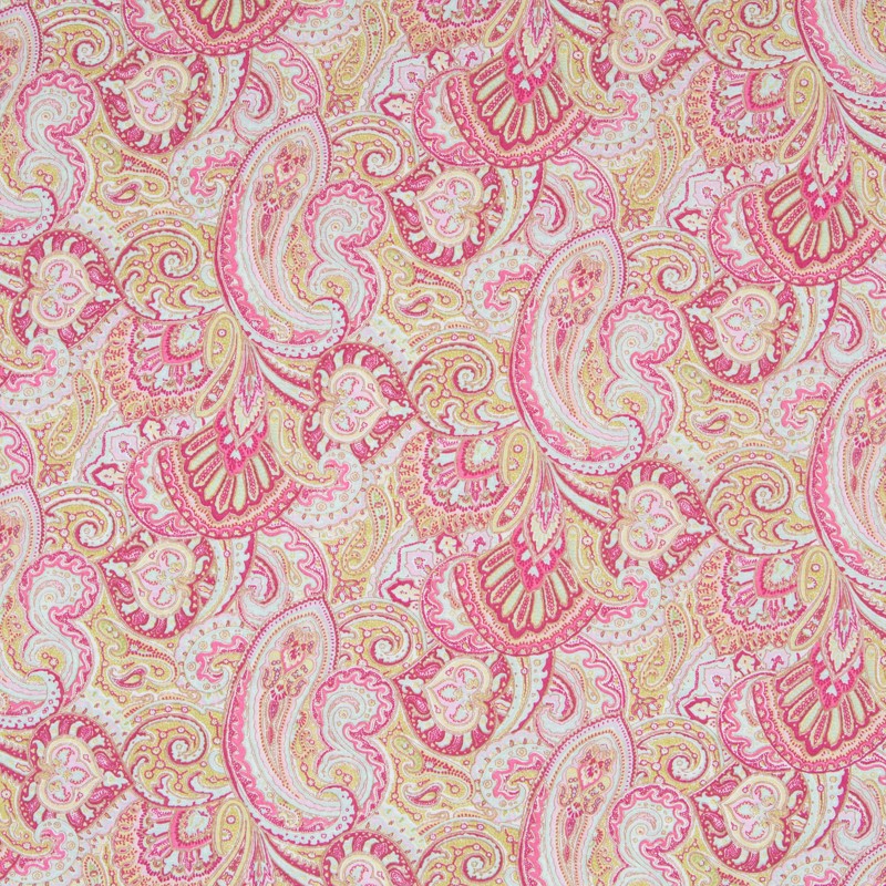 Toile Imprimée Népal Fuchsia - Ribes y Casals