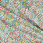 Toile Imprimée Népal Vert - Ribes y Casals