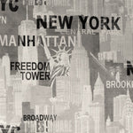 Toile Imprimée New York City Beige - Ribes y Casals