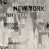 Toile Imprimée New York City Beige - Ribes y Casals