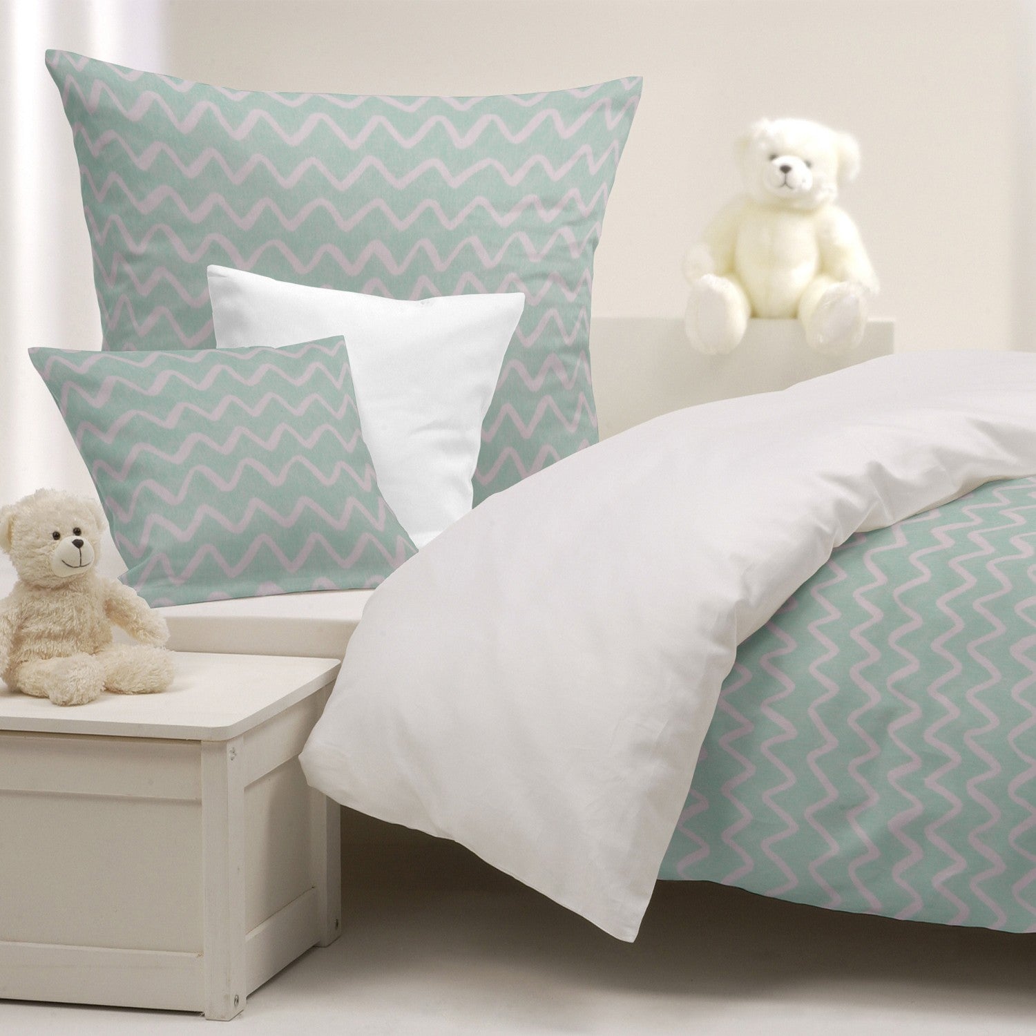 Toile imprimée Vagues Vert - Ribes y Casals