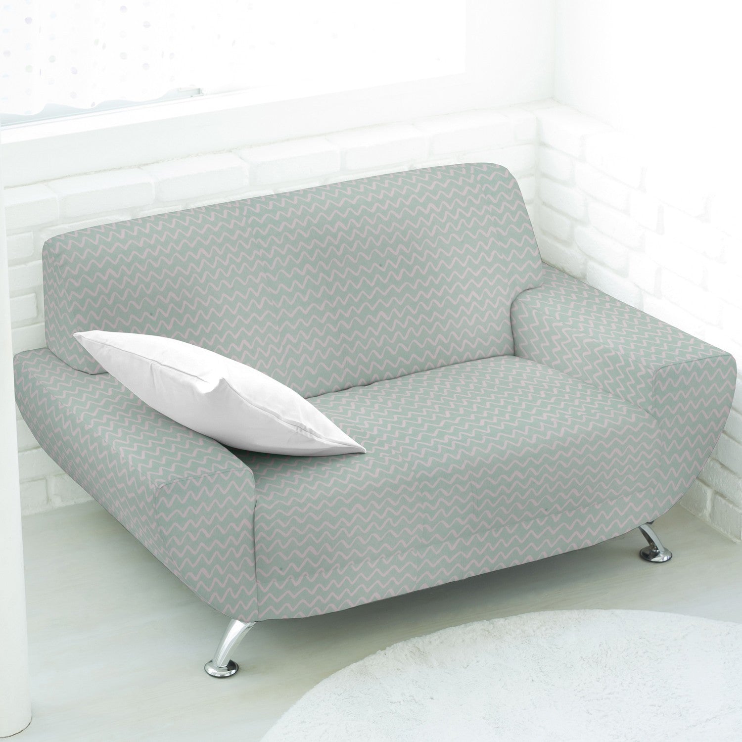 Toile imprimée Vagues Vert - Ribes y Casals