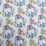 Toile Imprimée Poissons Fond Blanc - Ribes y Casals