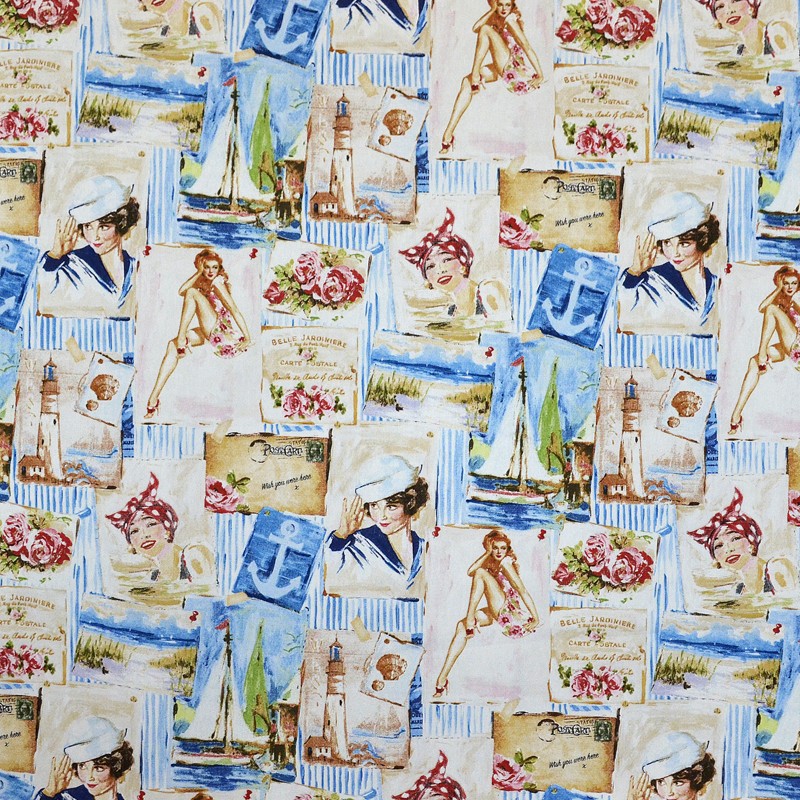 Toile Imprimée Pin Up - Ribes y Casals