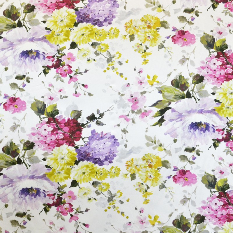 Toile Imprimée Peinture Fleur Fuchsia - Ribes y Casals