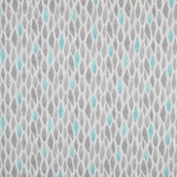 Toile Imprimée Plumes Aigue-Marine - Ribes y Casals
