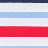 Toile Imprimée Traits Rouge Bleu - Ribes y Casals
