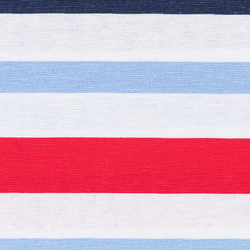 Toile Imprimée Traits Rouge Bleu - Ribes y Casals