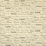 Toile Imprimée Sweet Words - Ribes y Casals