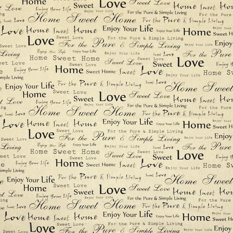 Toile Imprimée Sweet Words - Ribes y Casals