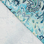 Toile Imprimée Tapisserie Bleu - Ribes y Casals