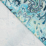 Toile Imprimée Tapisserie Bleu - Ribes y Casals