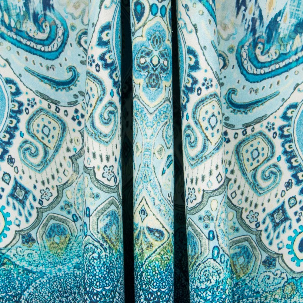 Toile Imprimée Tapisserie Bleu - Ribes y Casals