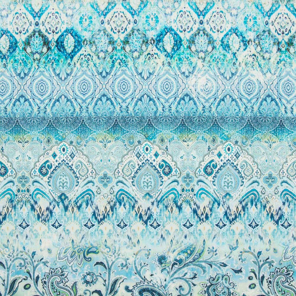 Toile Imprimée Tapisserie Bleu - Ribes y Casals