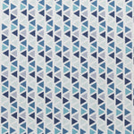 Toile Imprimée Triangles Bleu - Ribes y Casals