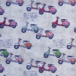 Toile Imprimée Vespa Rouge - Ribes y Casals