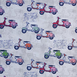 Toile Imprimée Vespa Rouge - Ribes y Casals