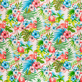 Toile Flamants Turquoise - Ribes y Casals