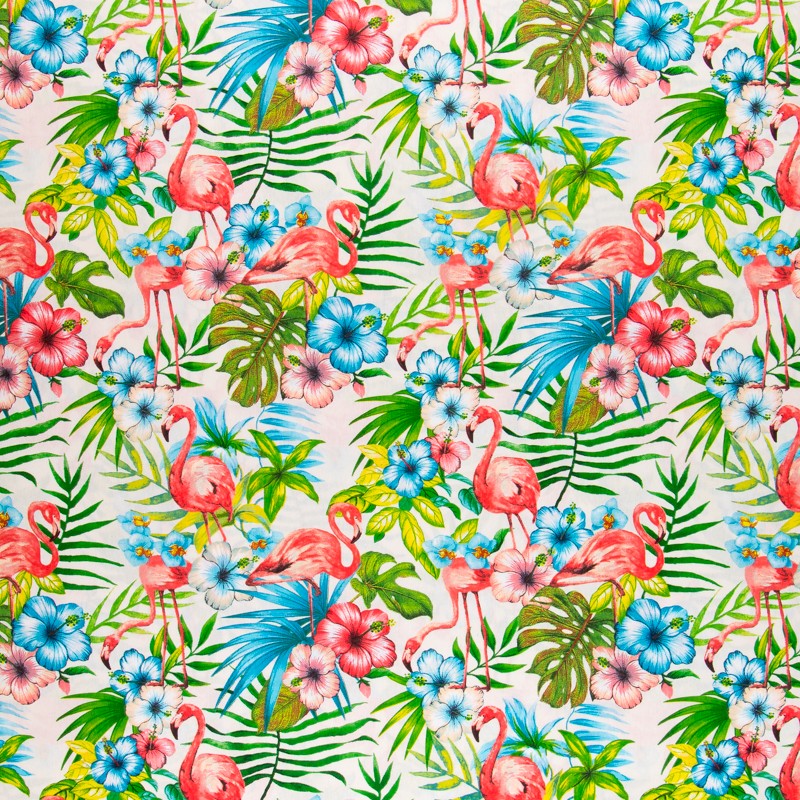 Toile Flamants Turquoise - Ribes y Casals