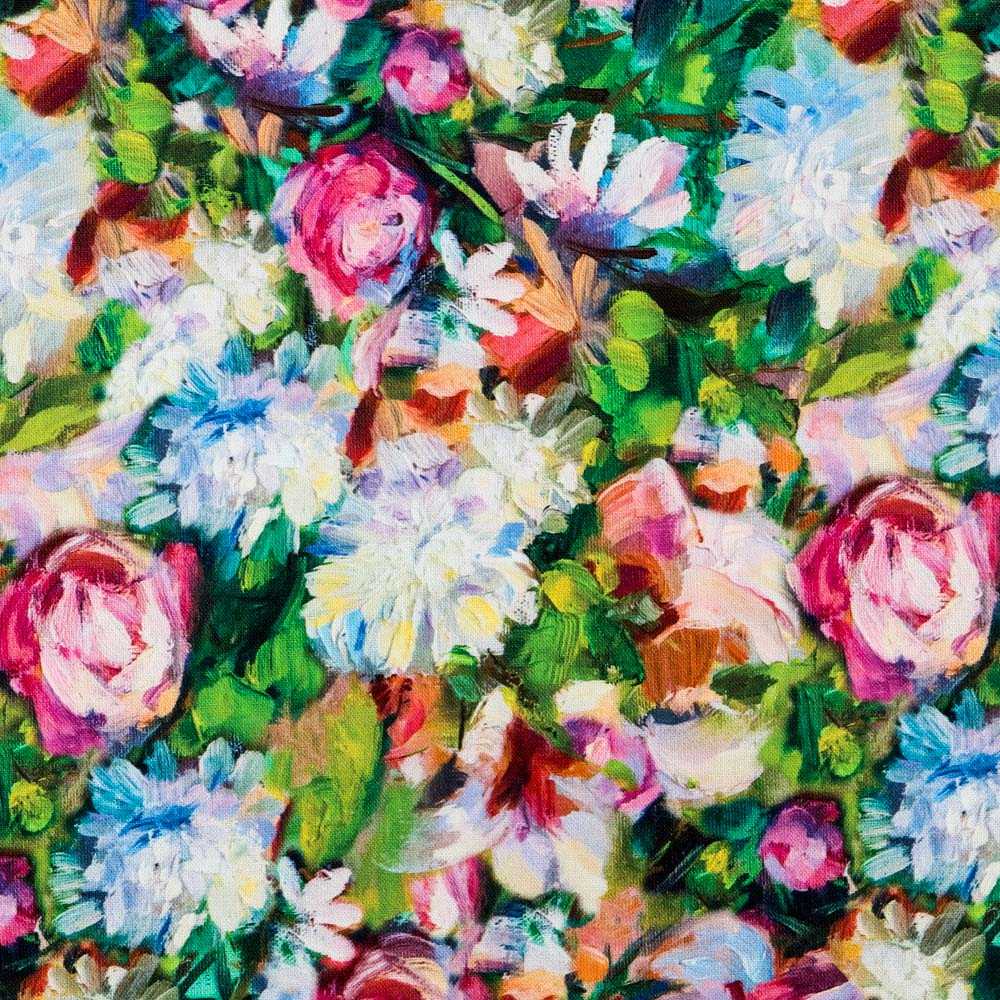 Toile Fleurs Coups De Pinceau - Ribes y Casals