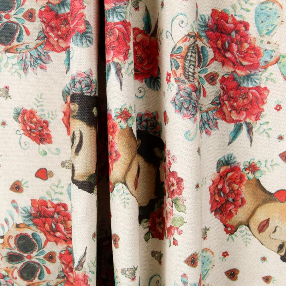 Toile Frida y Catrina Écru - Ribes y Casals