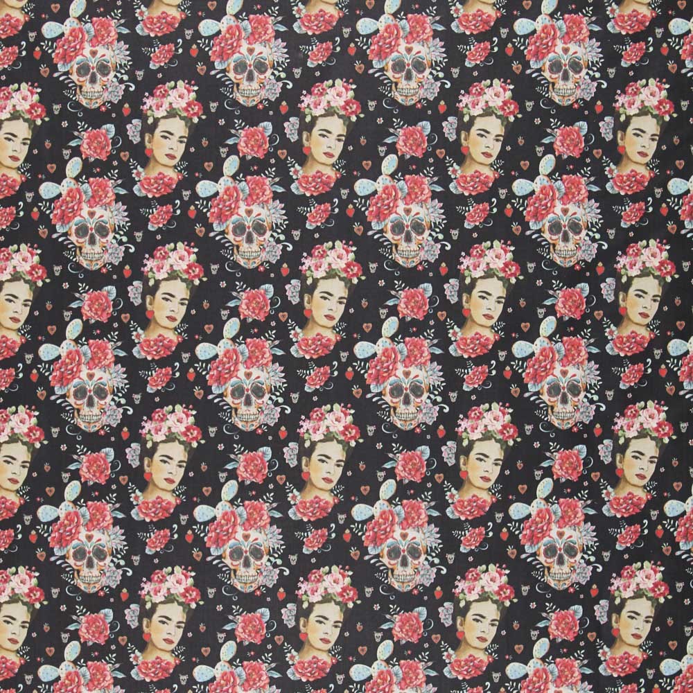 Toile Frida y Catrina Noir - Ribes y Casals