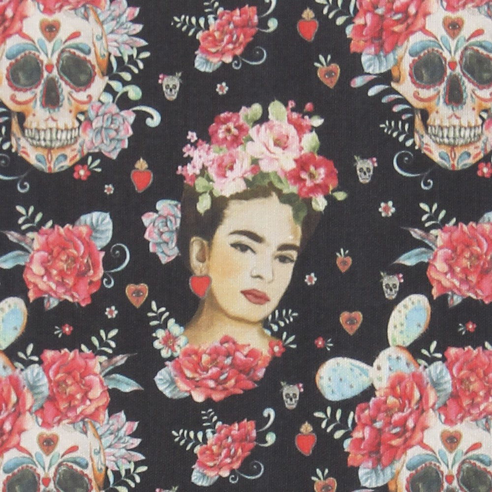 Toile Frida y Catrina Noir - Ribes y Casals