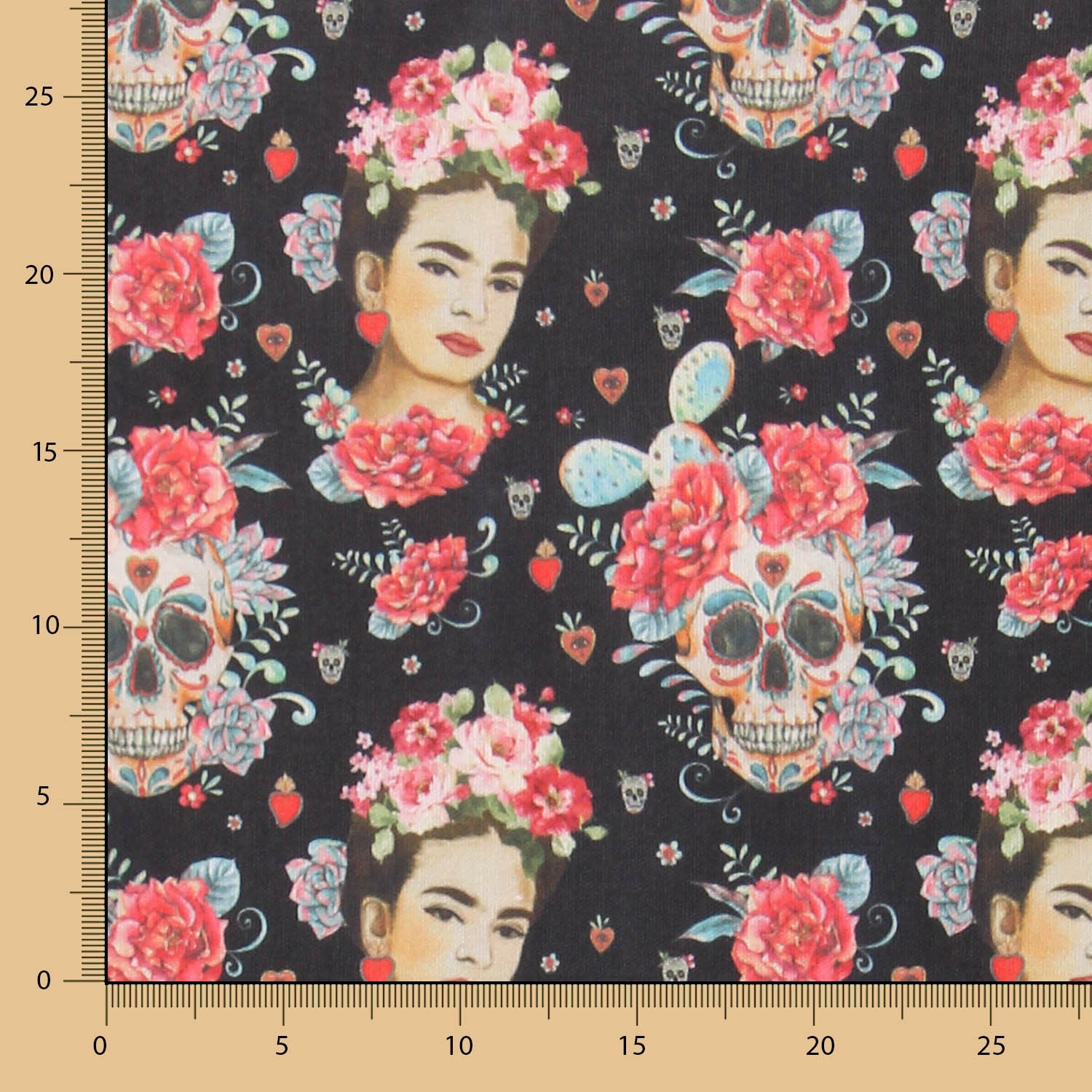Toile Frida y Catrina Noir - Ribes y Casals